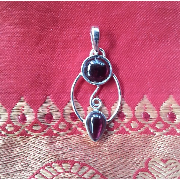 Silver & Stone Pendant