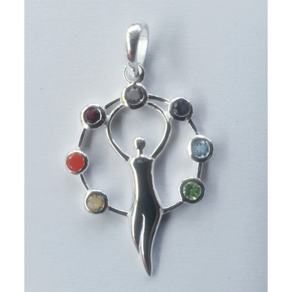 p670  chakra goddess pendant