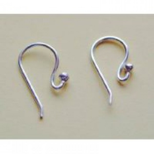 Earring wire hallmarked