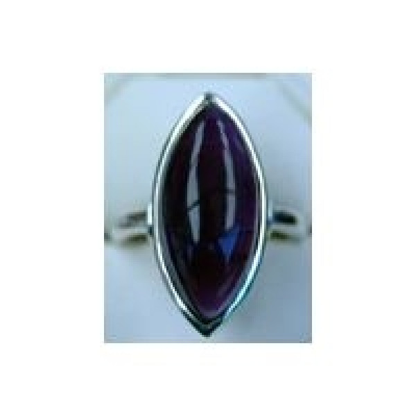 Large marquise shape gemstone ring