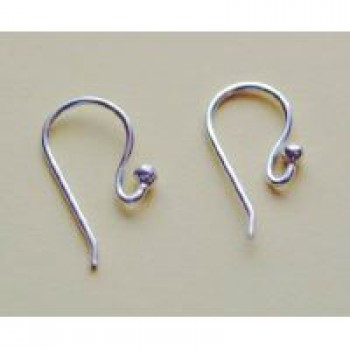 Earring wire hallmarked