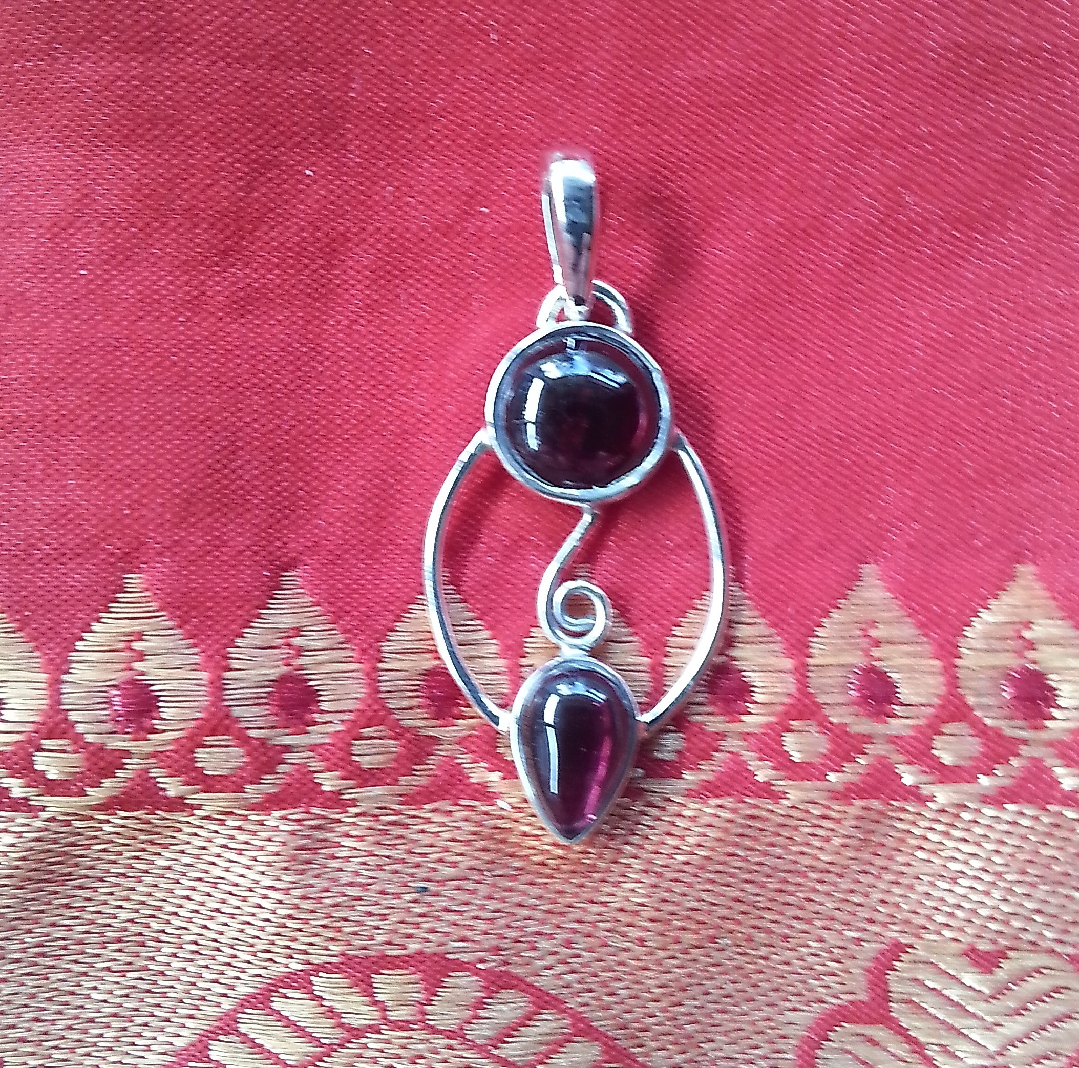 Silver & Stone Pendant