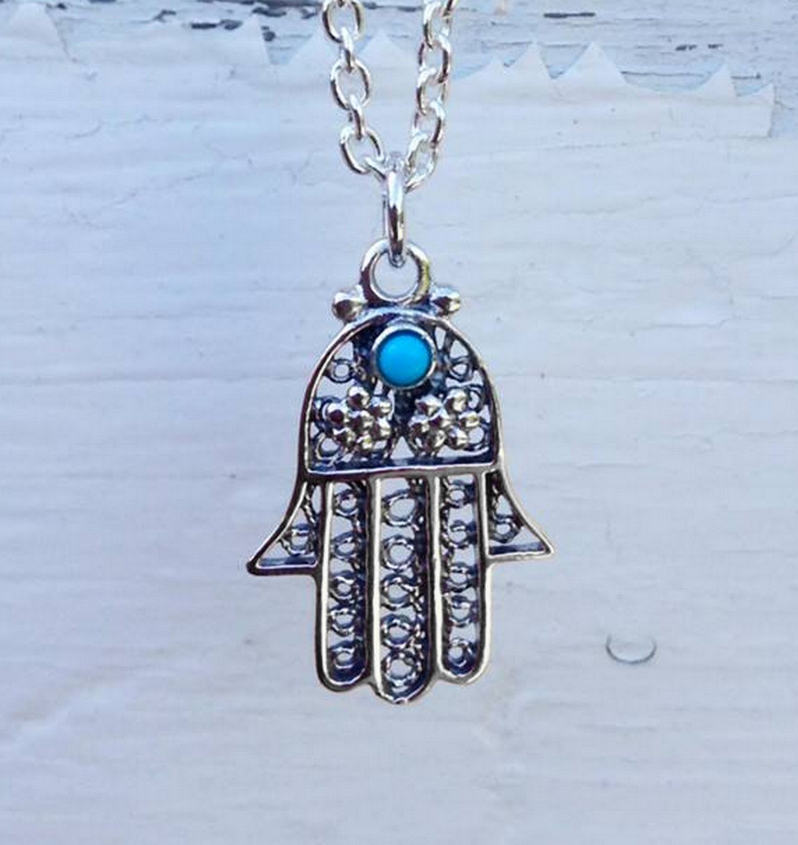 hamsa / hand of Fatima pendant 